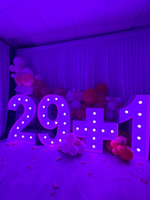 Load image into Gallery viewer, Lettres et chiffres lumineux géants