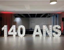 Load image into Gallery viewer, Lettres et chiffres lumineux géants