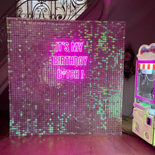 Charger l'image dans la galerie, Mur à paillettes Pinky