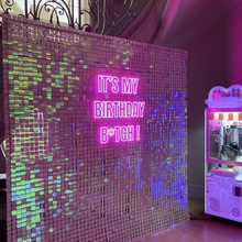 Charger l'image dans la galerie, Mur à paillettes Pinky