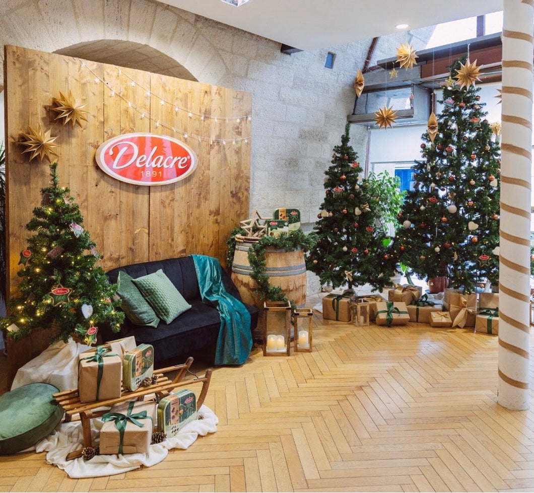 Backdrop panneau en bois pour événements d'entreprise