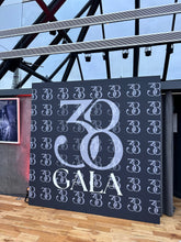 Charger l&#39;image dans la galerie, Backdrop Photocall personnalisé avec toile pour anniversaire
