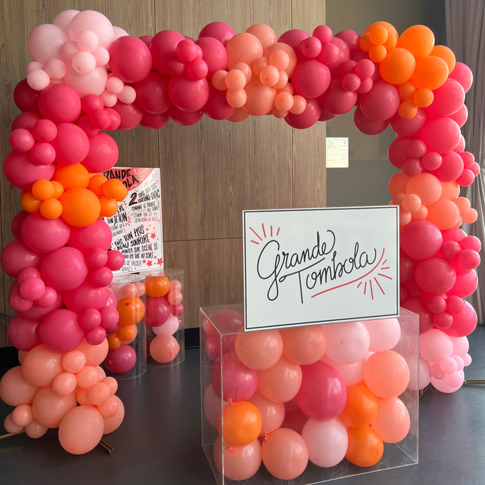 Arche de ballons carrée taille L 